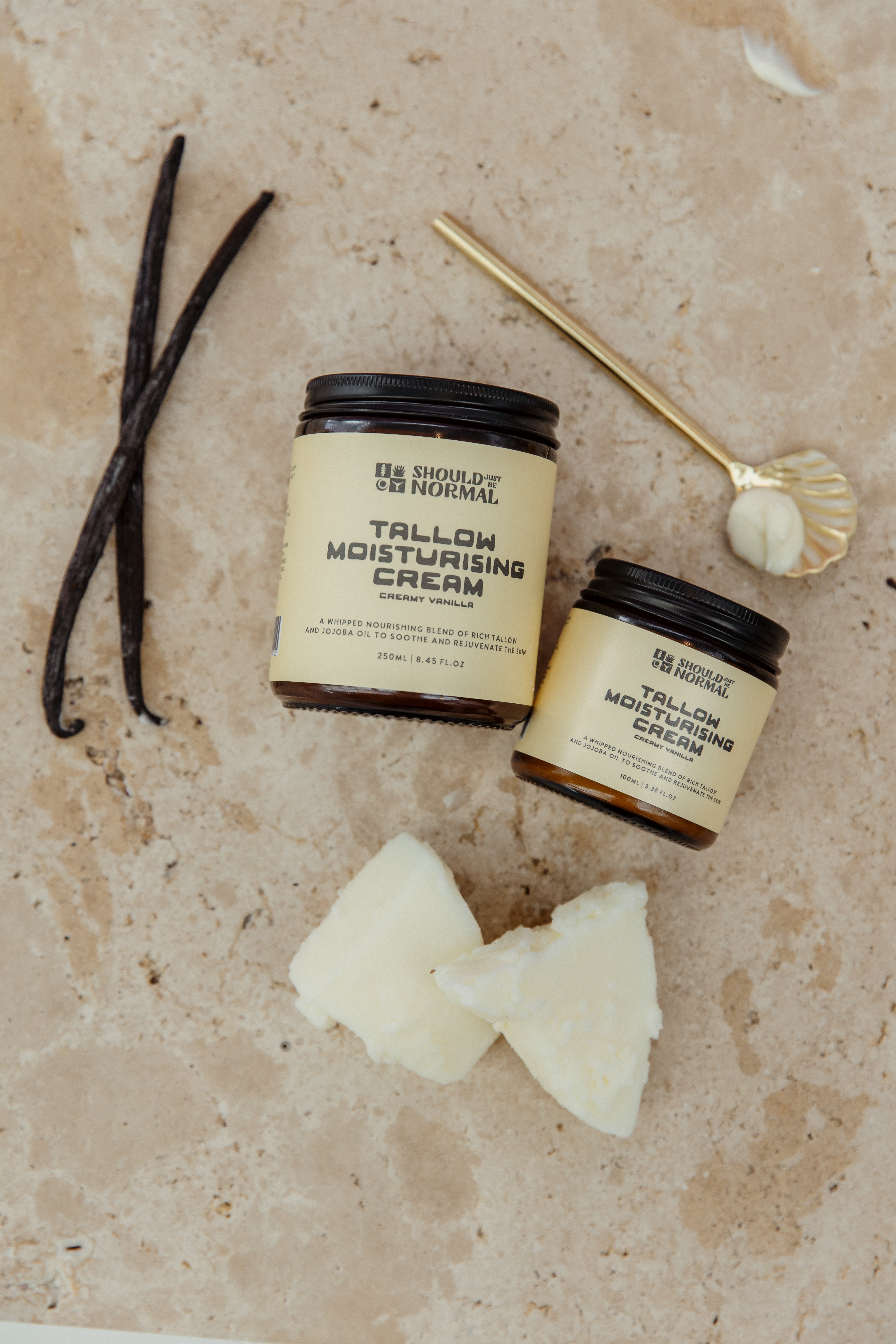 Tallow Moisturising Cream - Creamy Vanilla