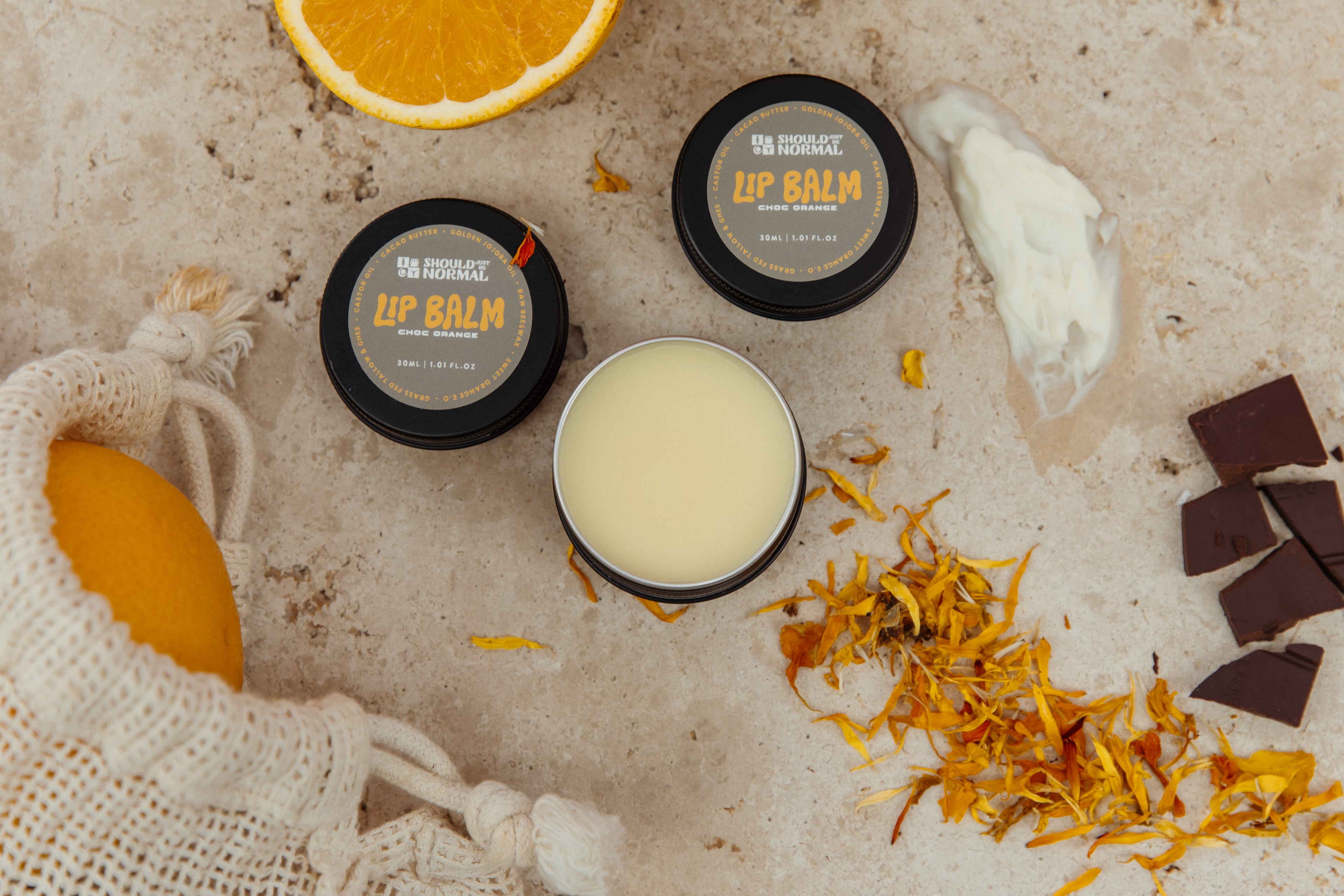 Choc Orange Lip Balm